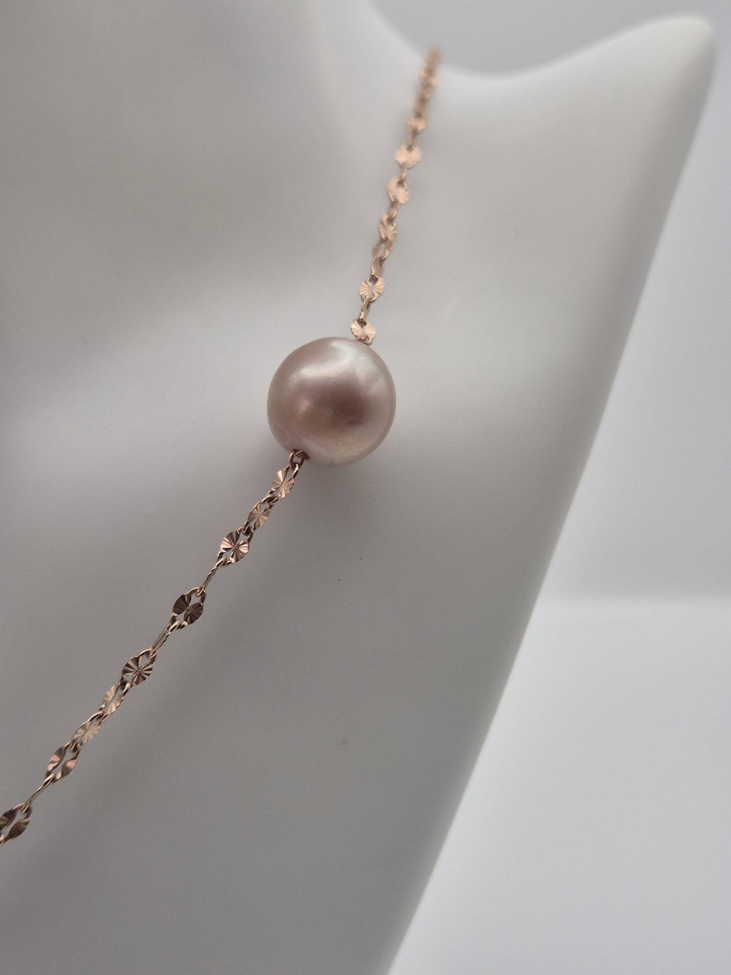 Starry Night Triple Edison Pearl Necklace with Bracelet Set