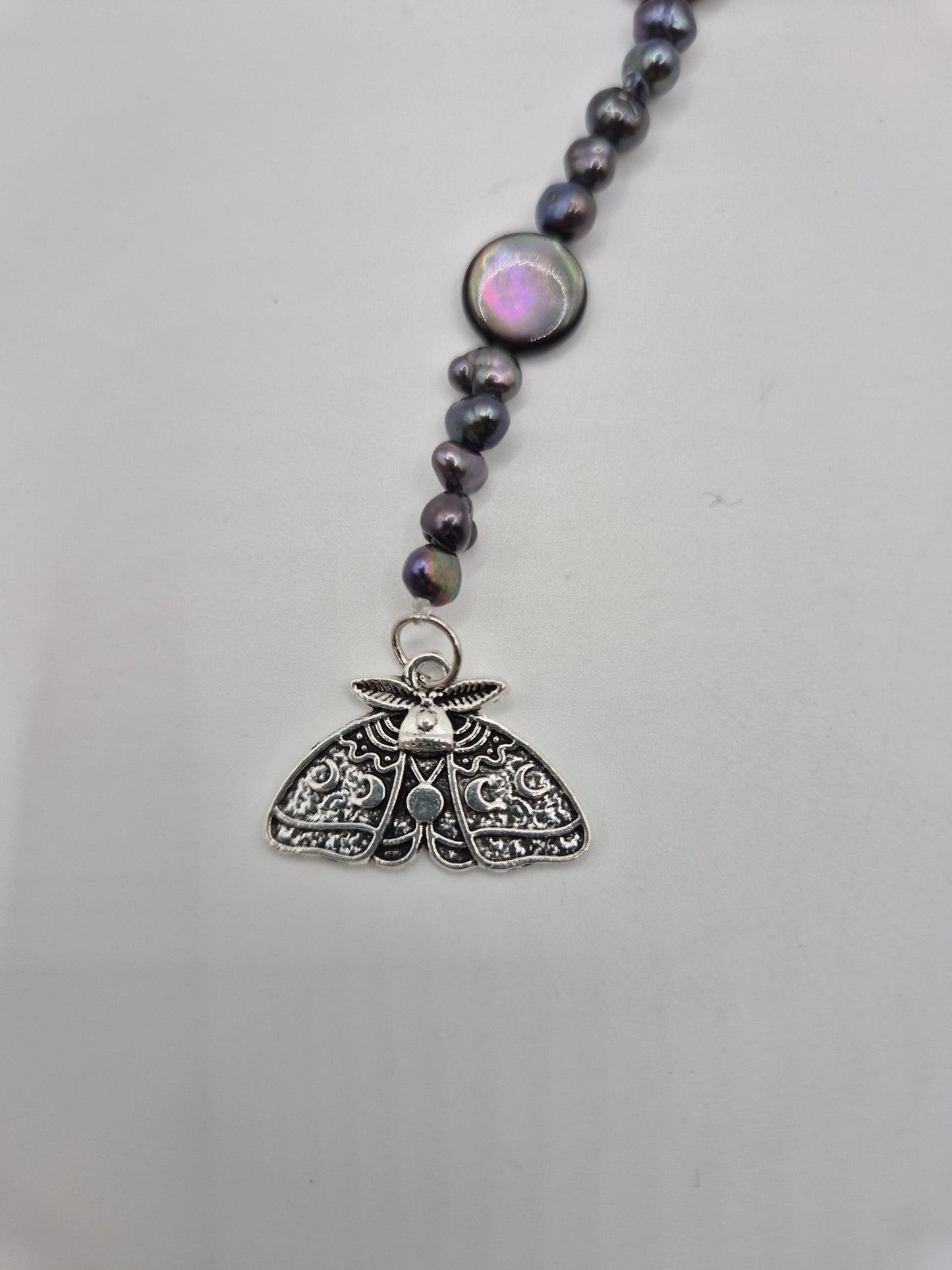 Moth Mini Pearl and Mother of Pearl Bookmark