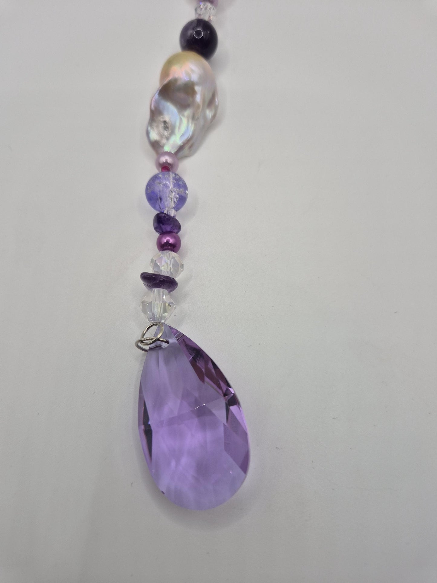Purple Passion Multi Bead and Pearl Pick N Mix Suncatcher