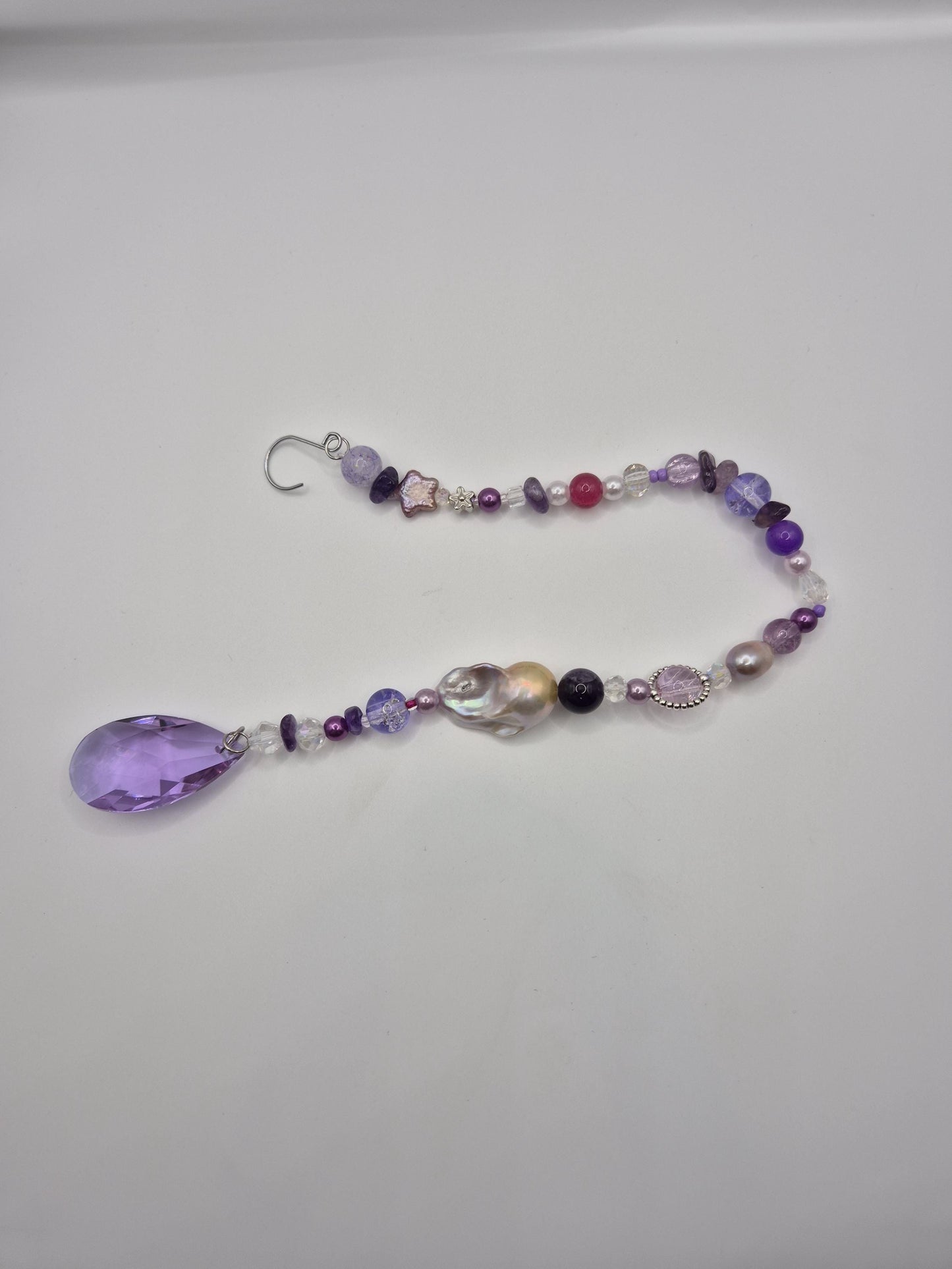 Purple Passion Multi Bead and Pearl Pick N Mix Suncatcher