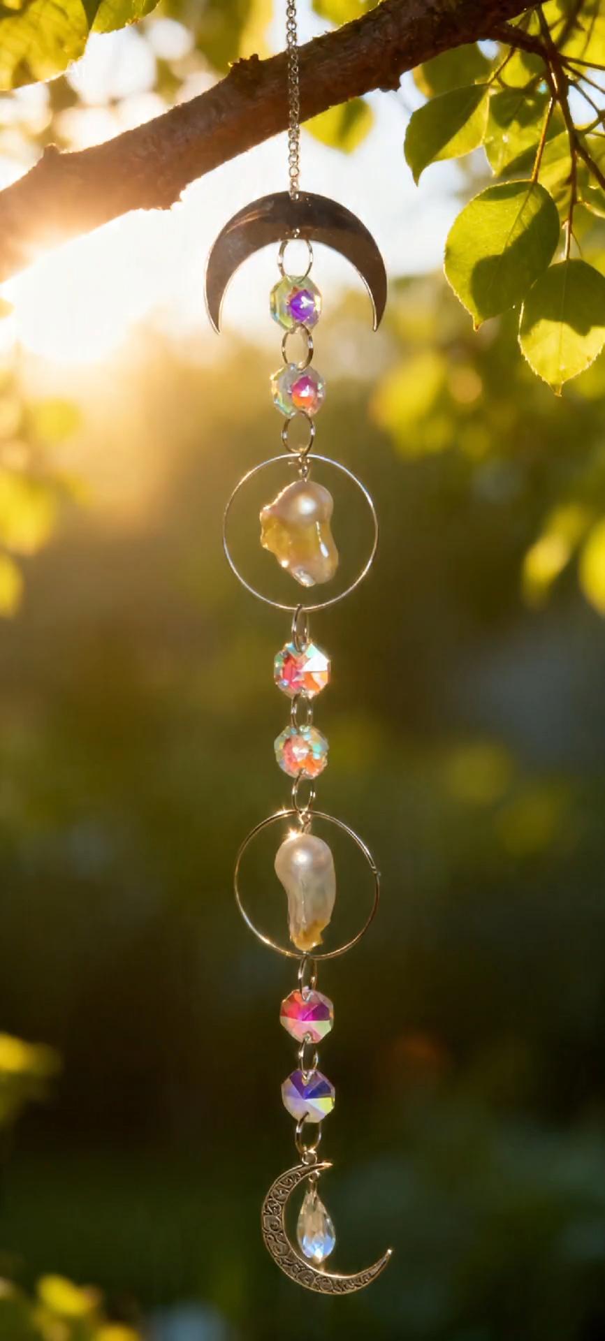 Aurora Moonfall King Pearl Suncatcher