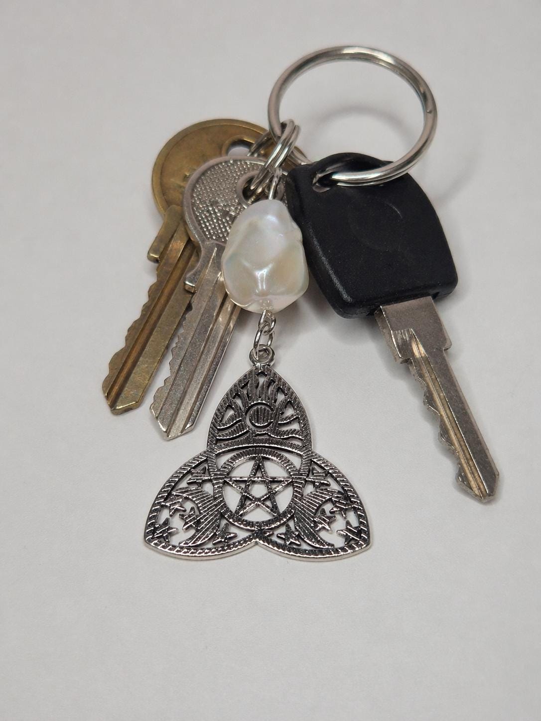 Celestial Wiccan Keychain
