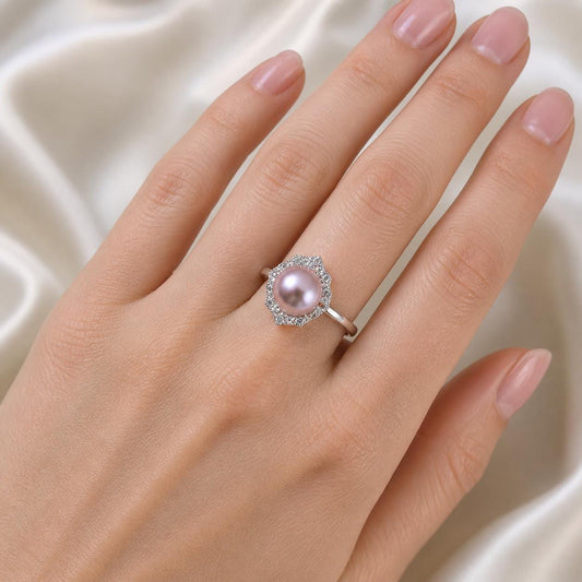 The Vintage Victoria Edison Pearl Ring