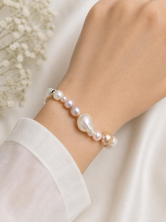 Full-String Unique Multiple Pearl Bracelet