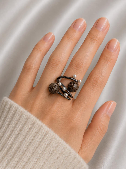 The Shadow Blossom Ring