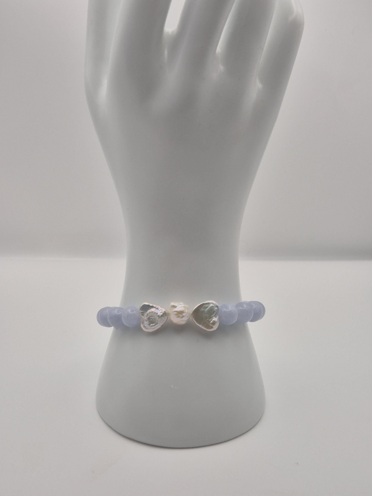 Aquamarine & Pearl Bracelet