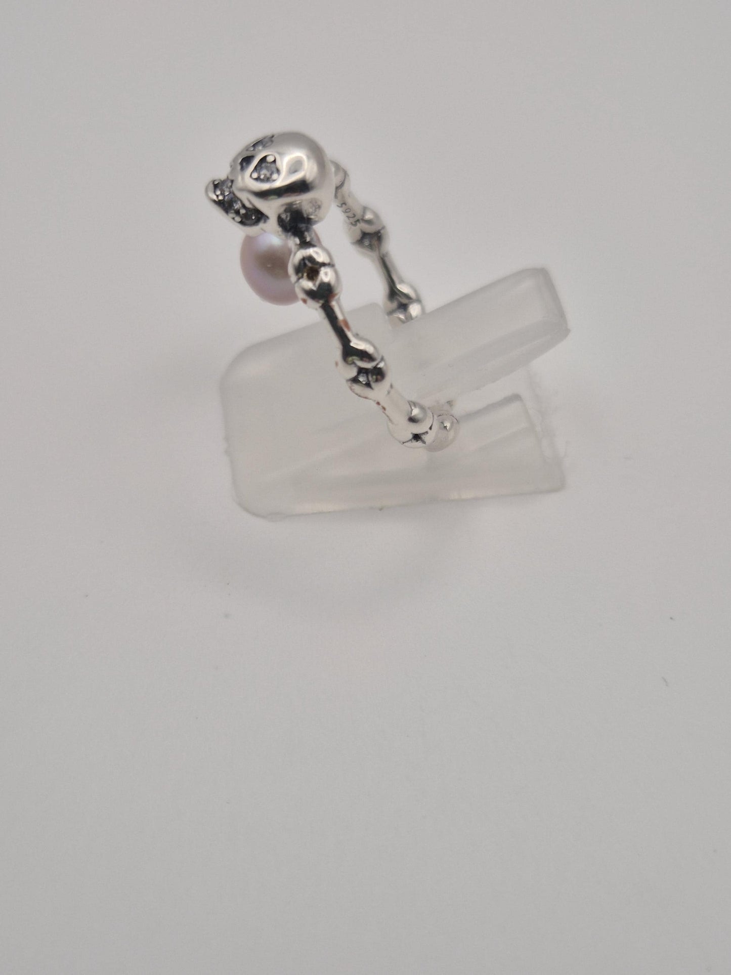Skull & Bones Pearl Ring