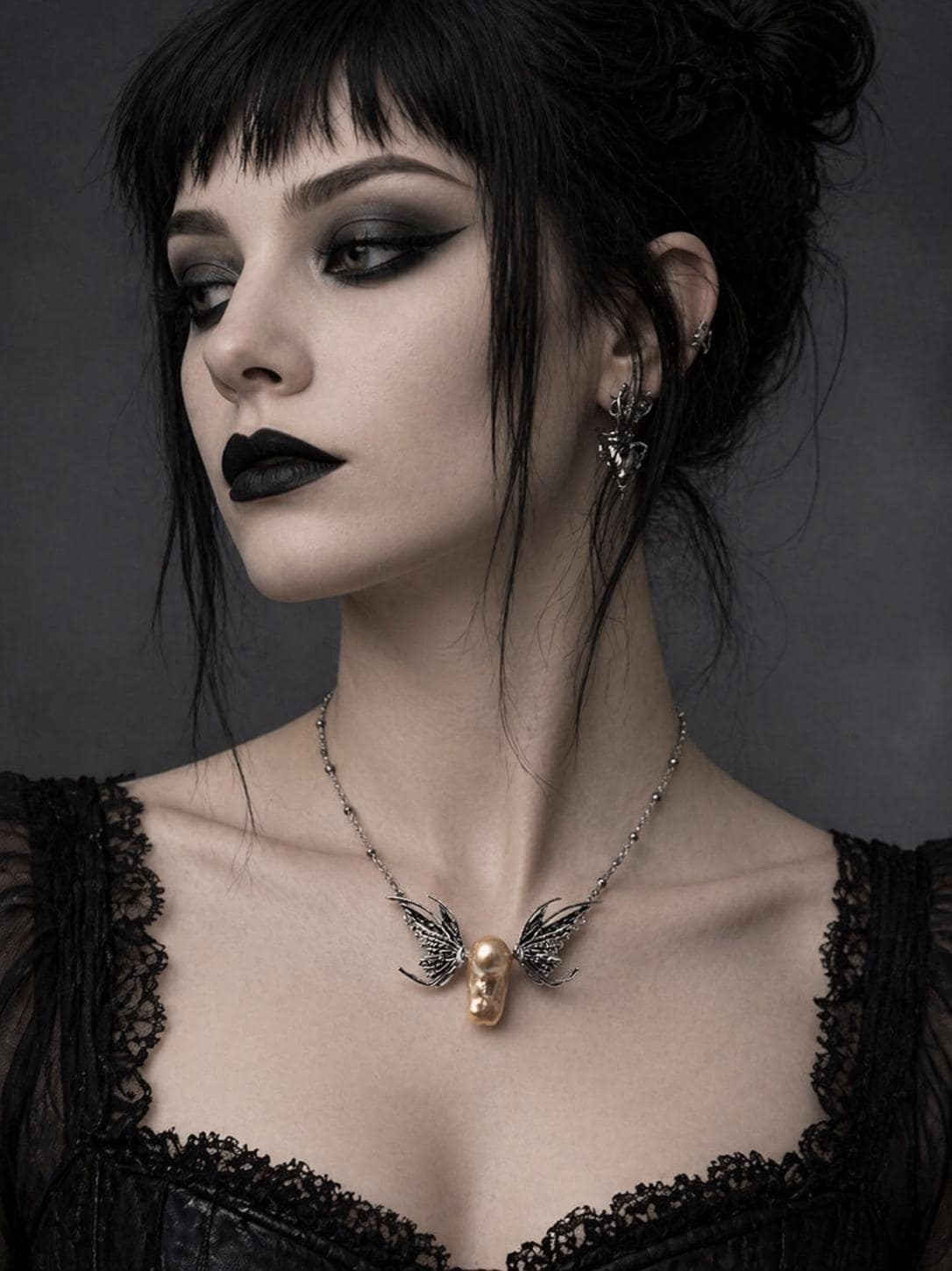 Angel Wing King Pearl Necklace