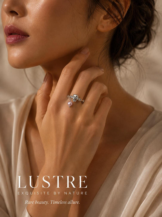 Skull & Bones Pearl Ring