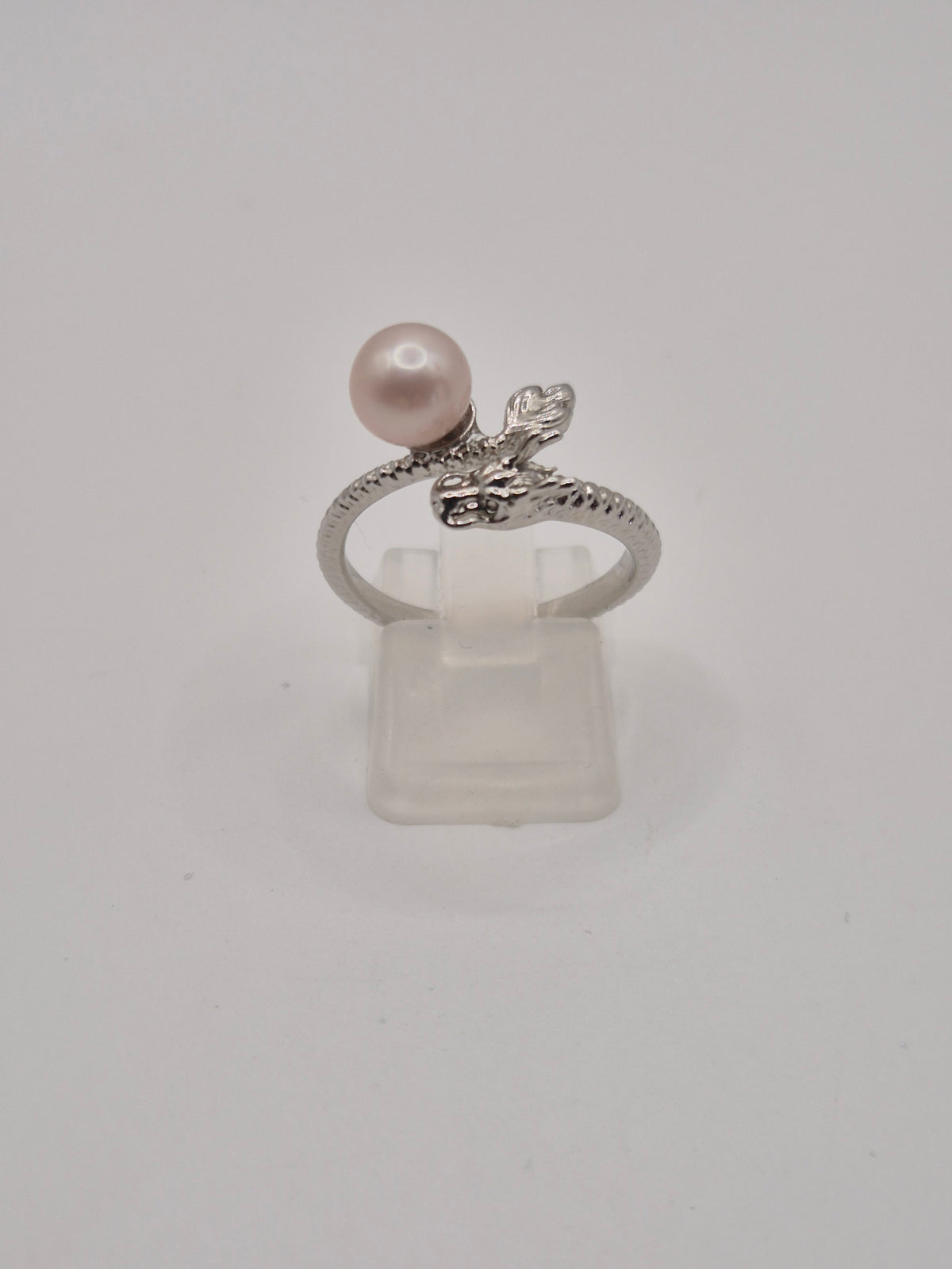 Cute Dragon Pearl Ring