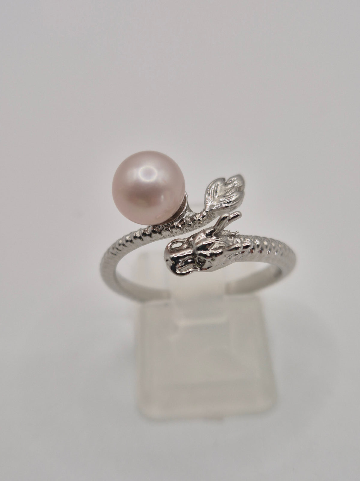 Cute Dragon Pearl Ring