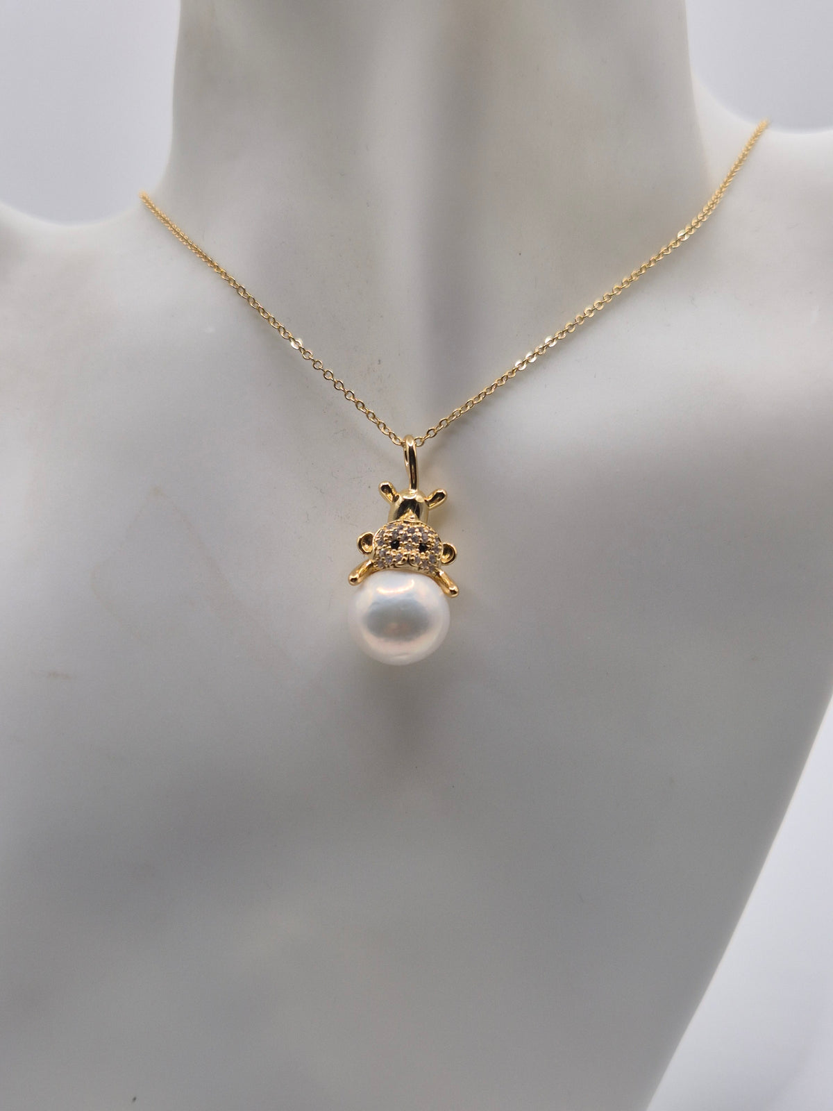 Golden Monkey Edison Pearl Pendant
