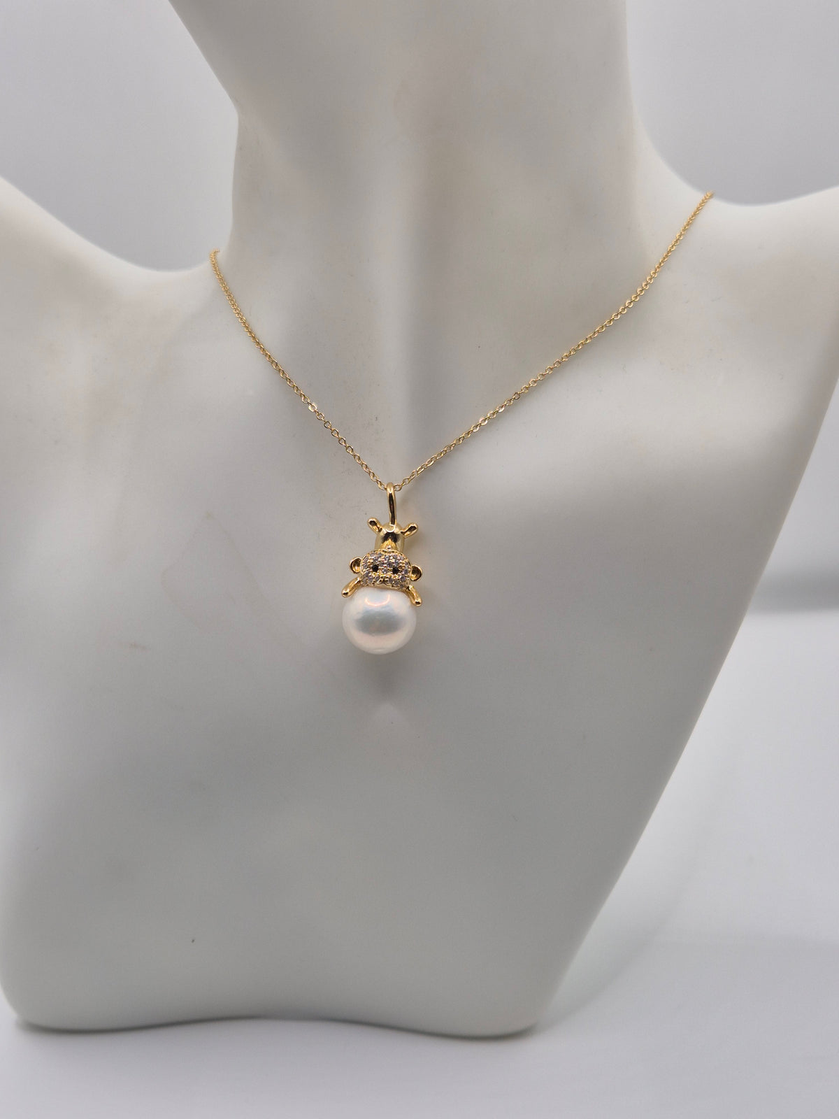 Golden Monkey Edison Pearl Pendant