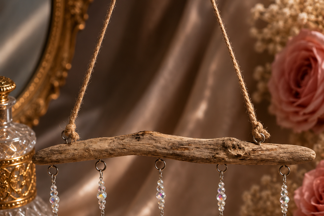Drifting Ocean Shell & Pearl Musical Suncatcher