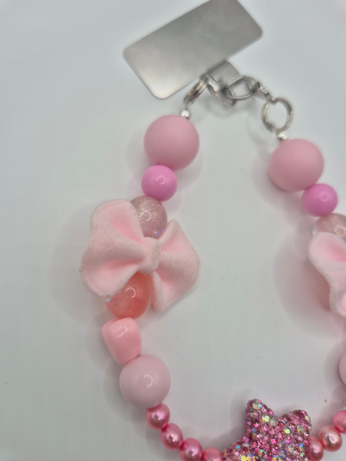 Pink Perfection Pearl Phone Charm