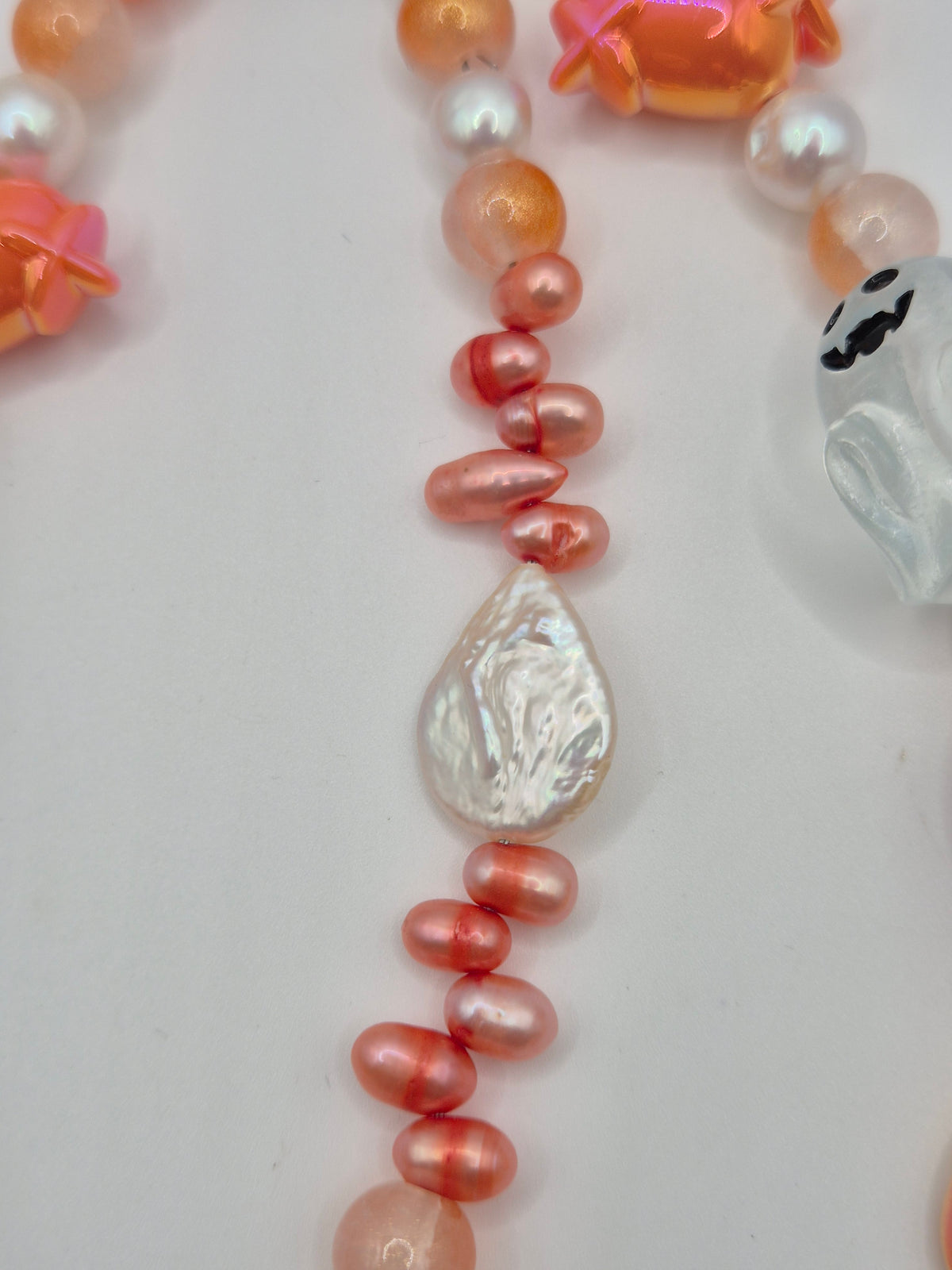 Shivering Pumpkin Pearl Bag Charm