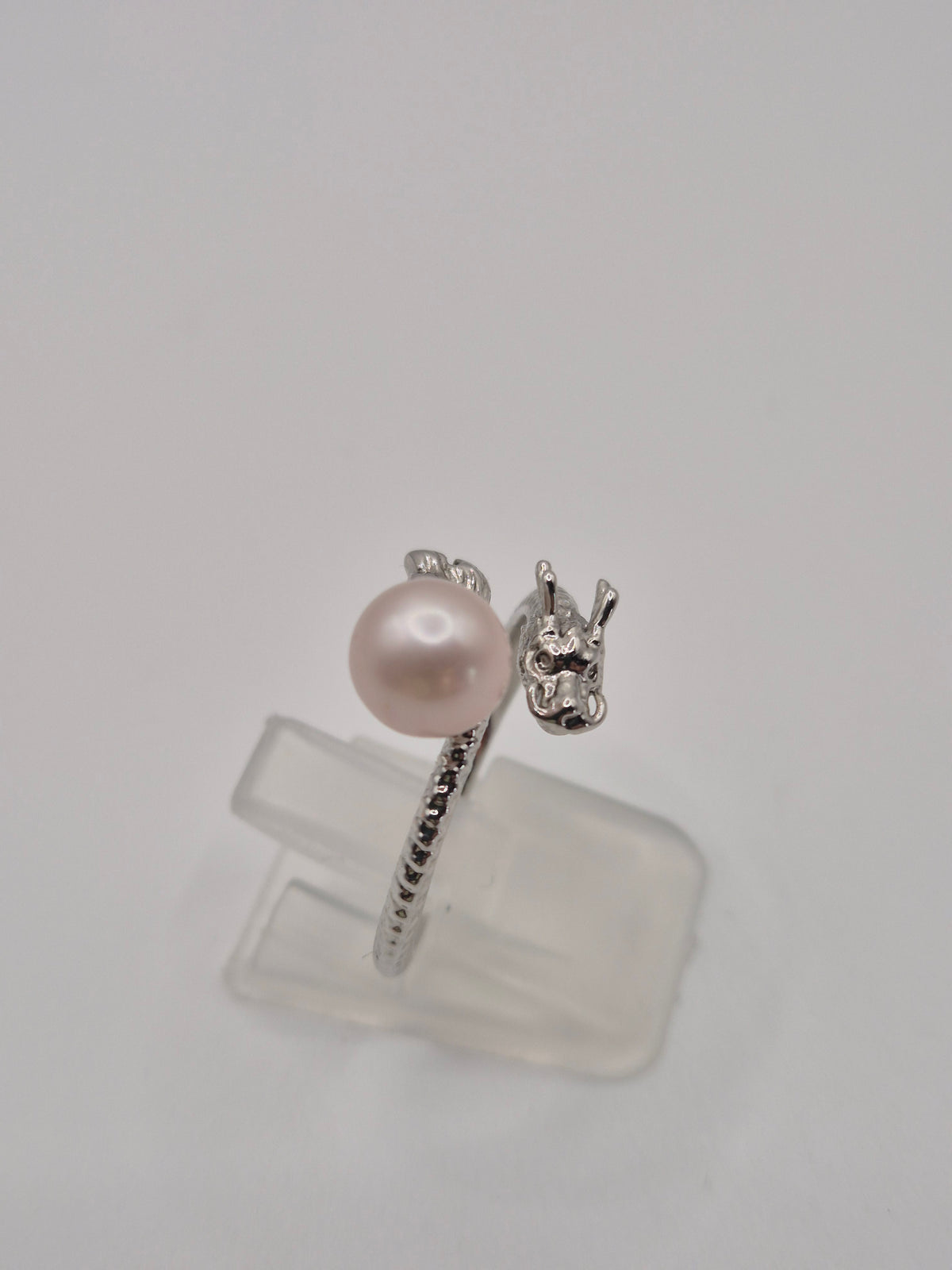 Cute Dragon Pearl Ring