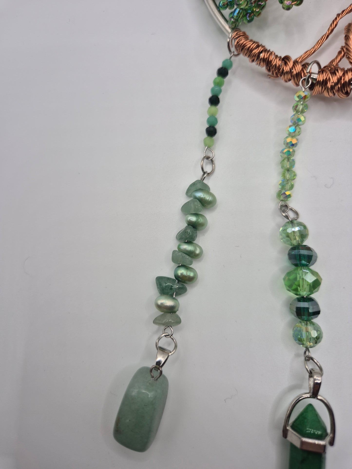 Enchanted Garden Crystal & Pearl Suncatcher