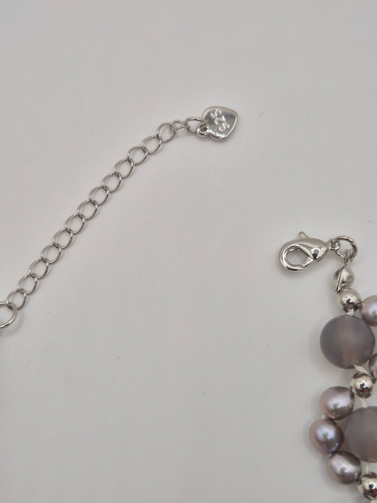 Drusy Agate & Pearl Bracelet