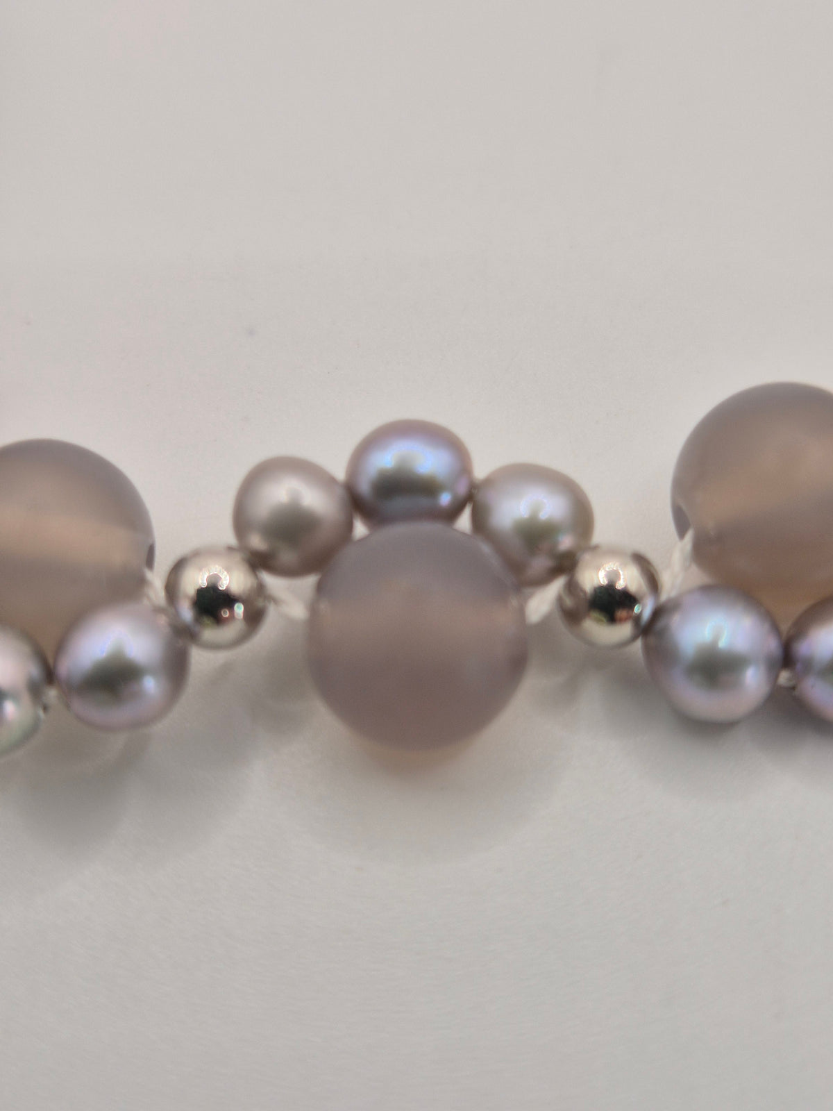 Drusy Agate & Pearl Bracelet