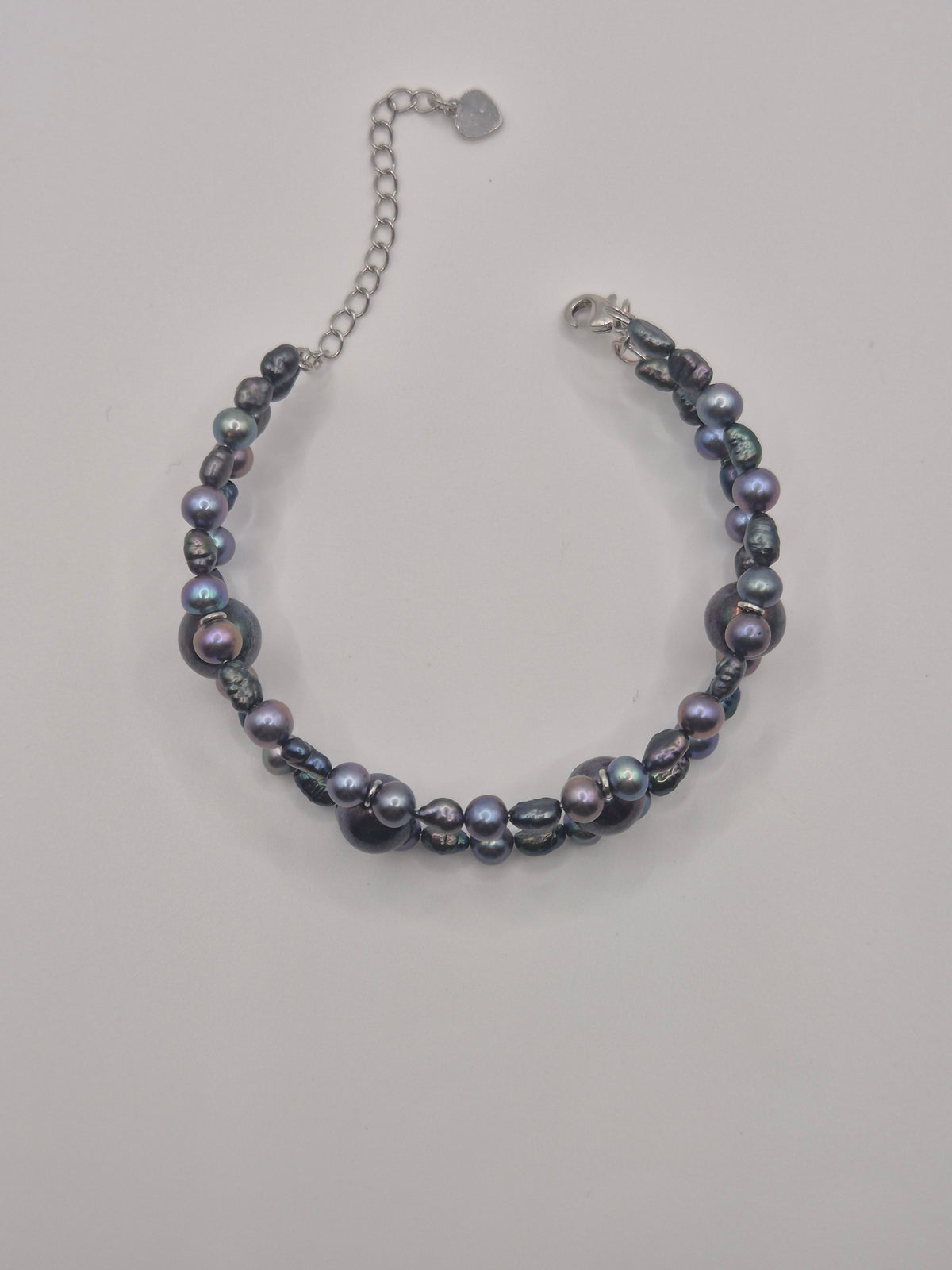 Mystic Peacock Pearl Bangle