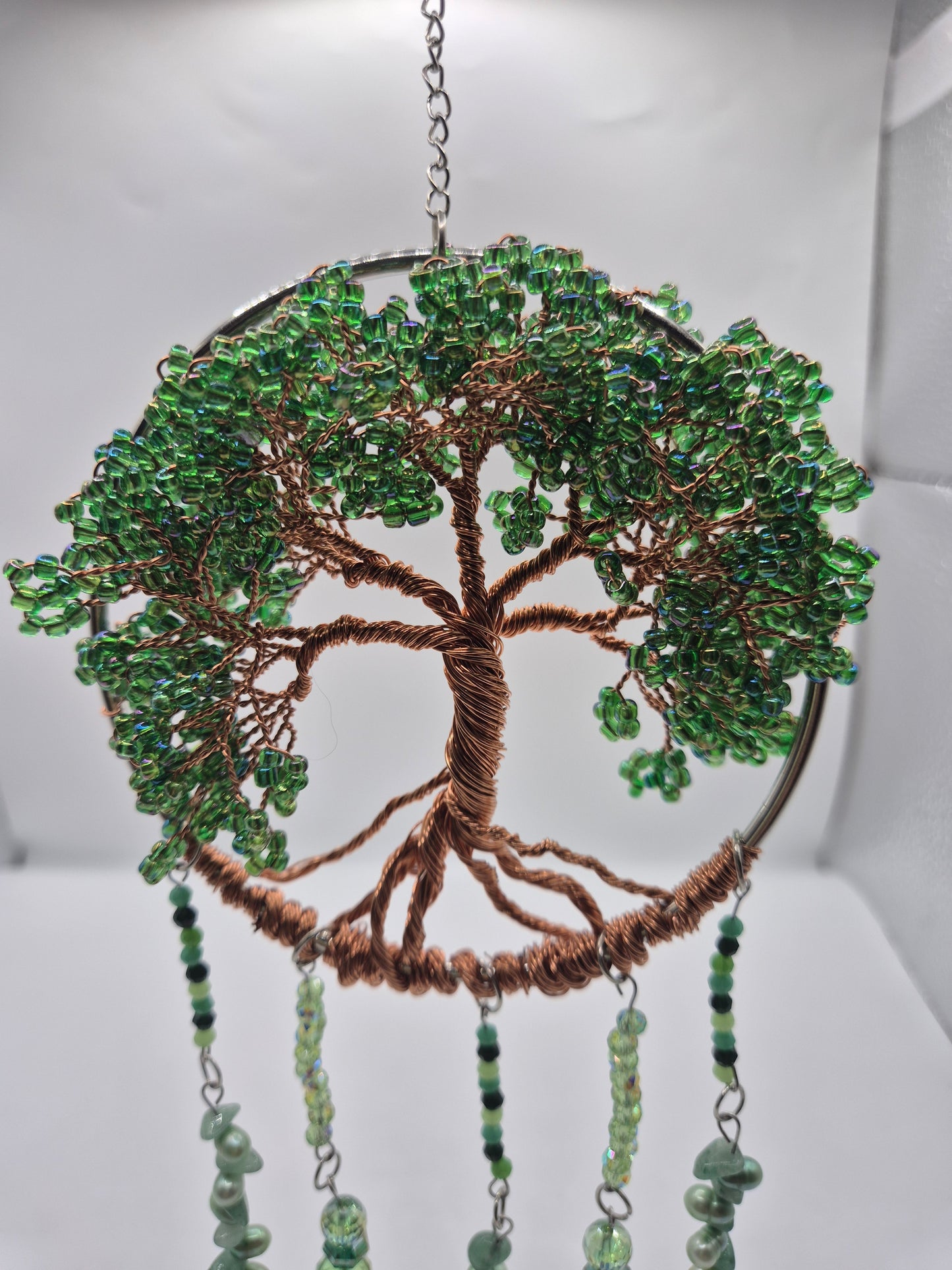 Enchanted Garden Crystal & Pearl Suncatcher