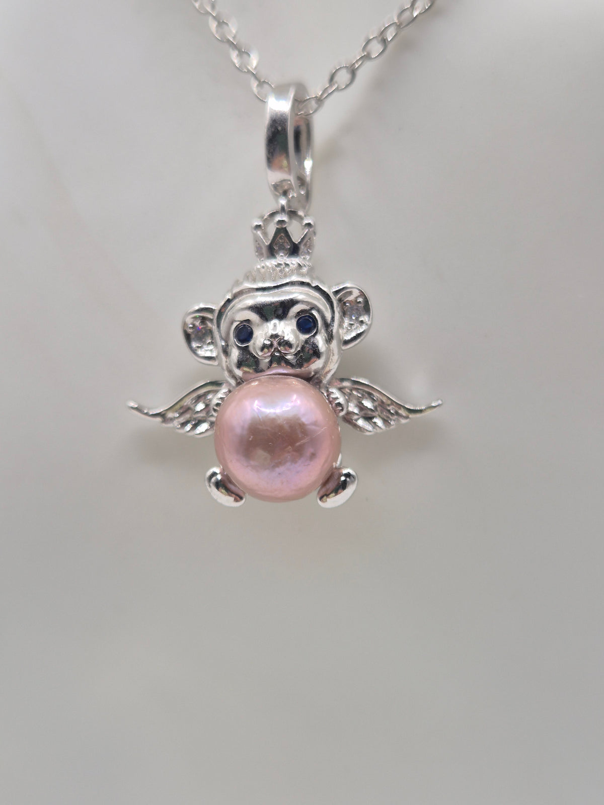 Flying Monkey Edison Pearl Pendant