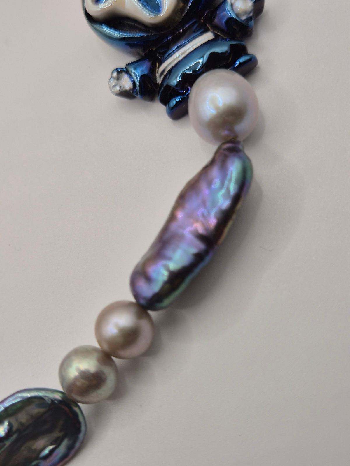 Zombie Kitty Pearl & Amethyst Phone & Bag Charm
