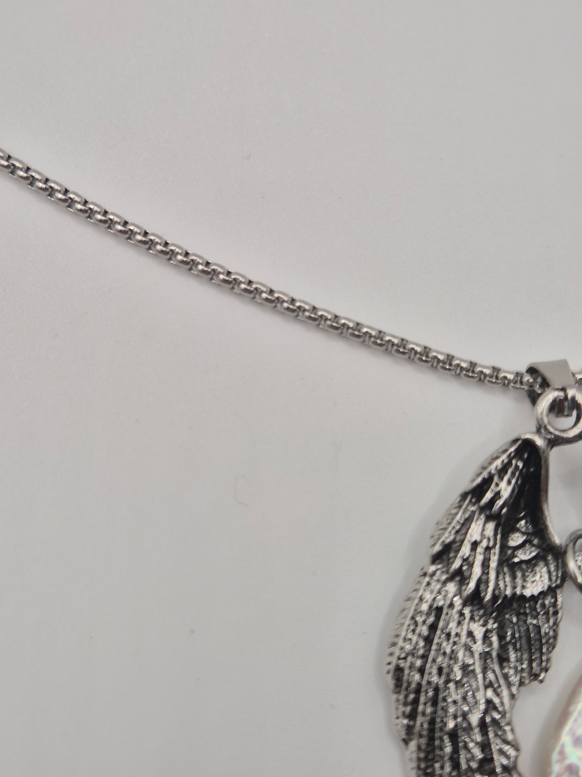 Black Tahitian Winged Pearl Pendant Necklace