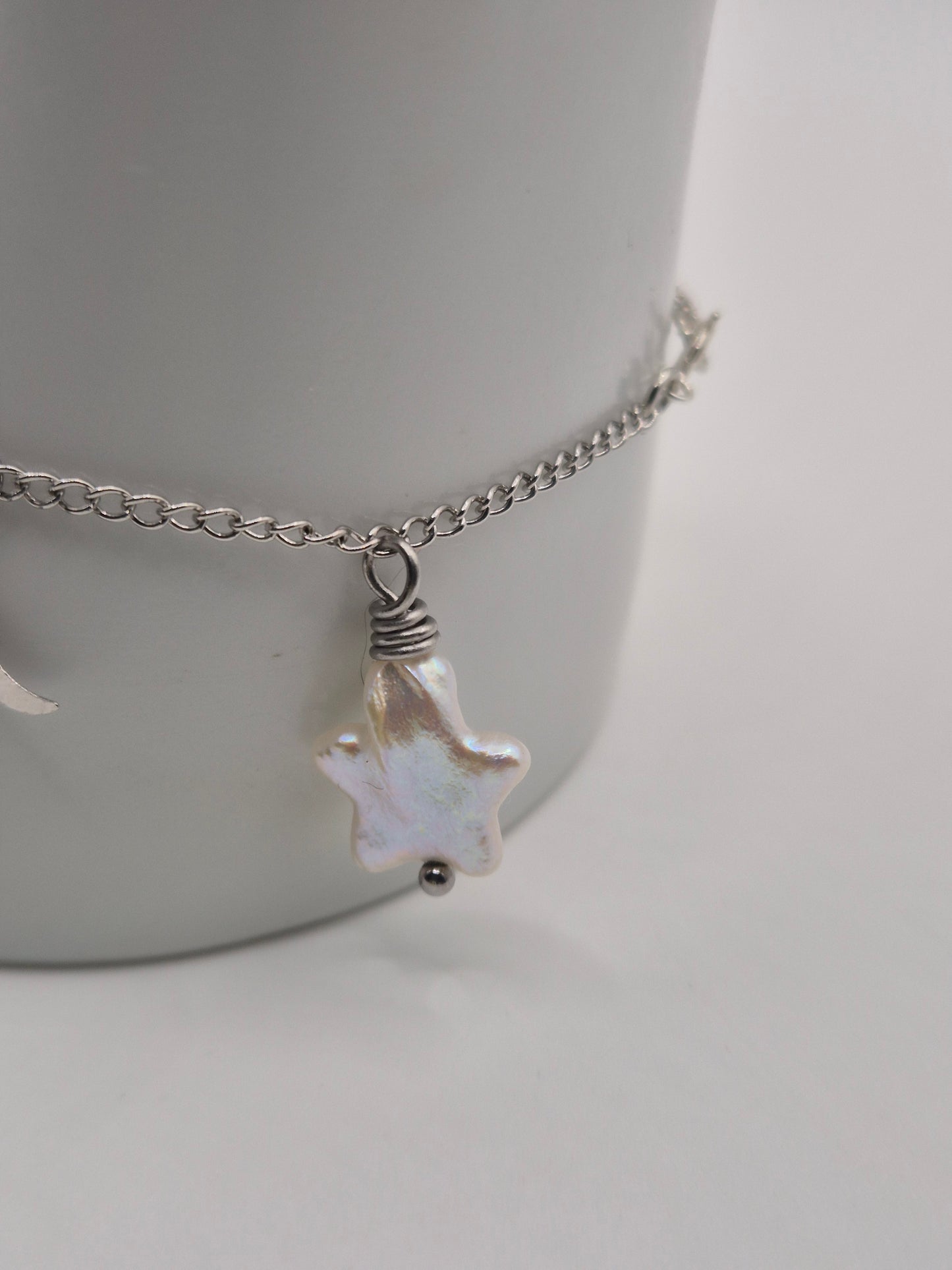 Starry Wiccan Pearl Handchain