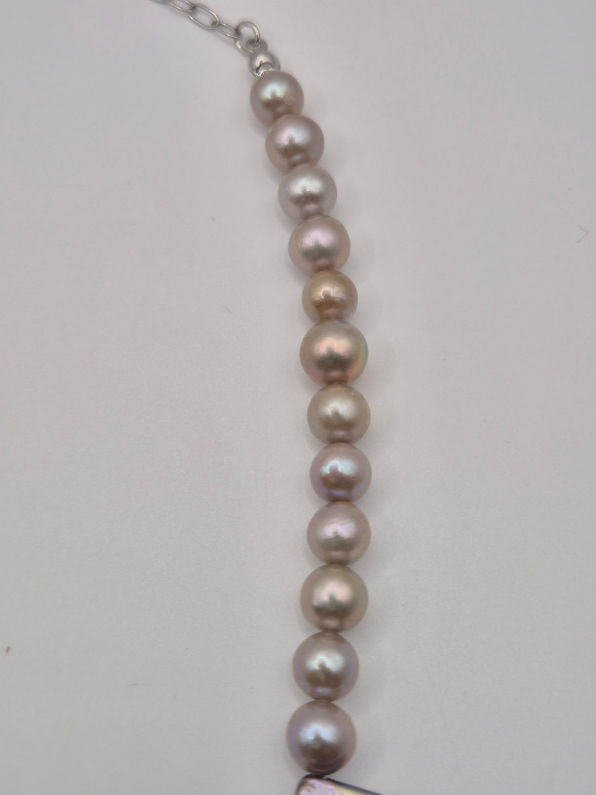 Moonlit Shards Pearl Necklace
