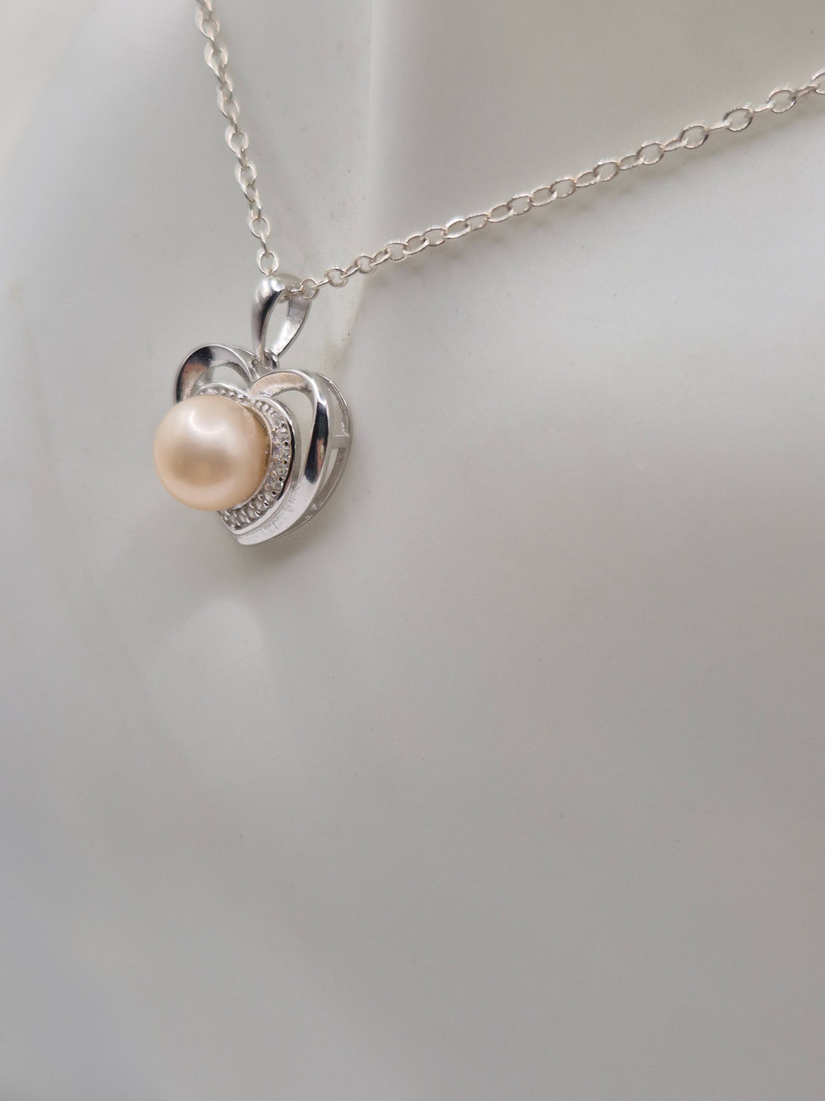 Loves Embrace Pearl Pendant