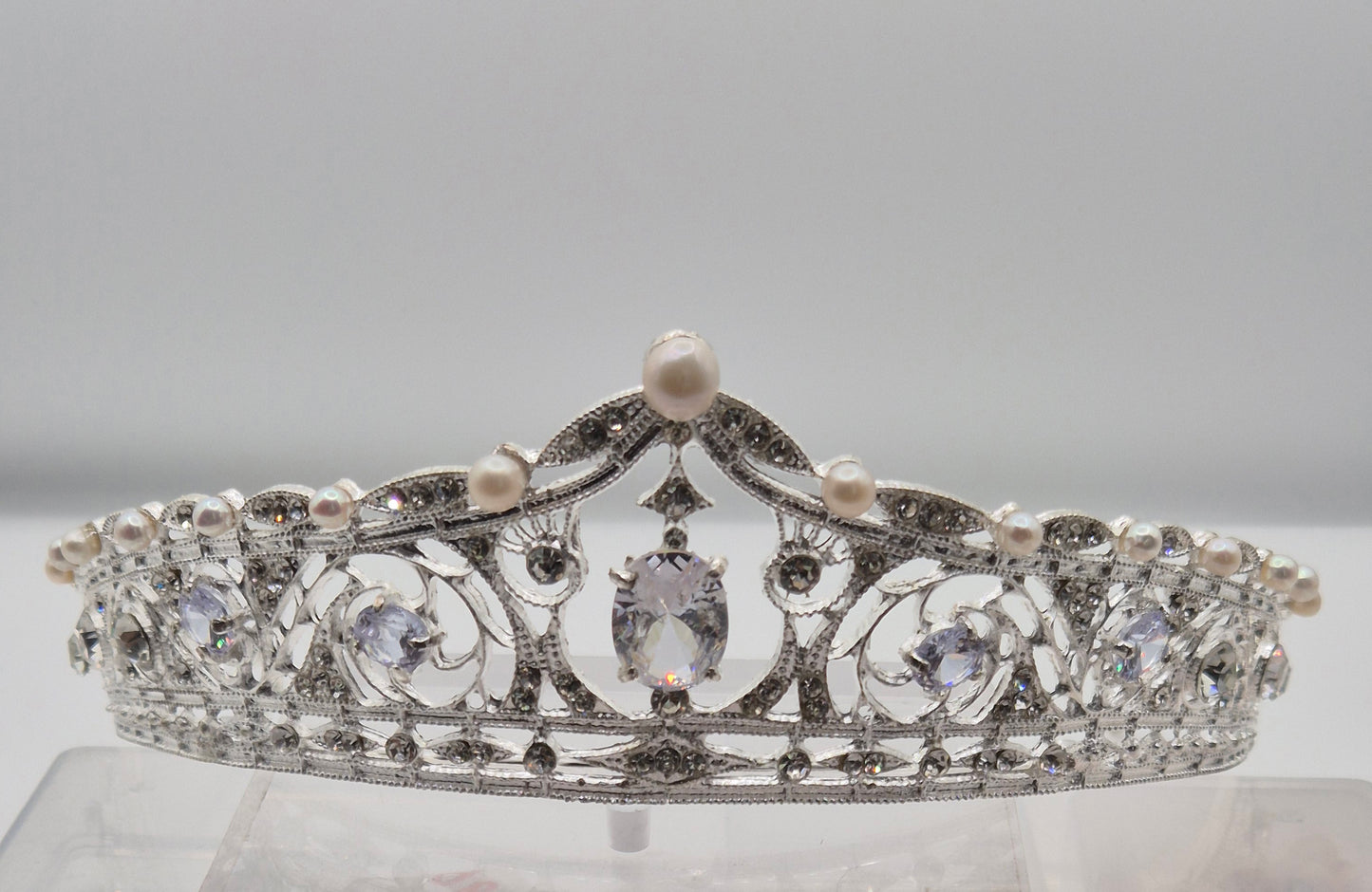 Imperial Grace Pearl Tiara