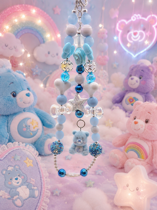Nighttime Bear Pearl Bag & Phone Charm