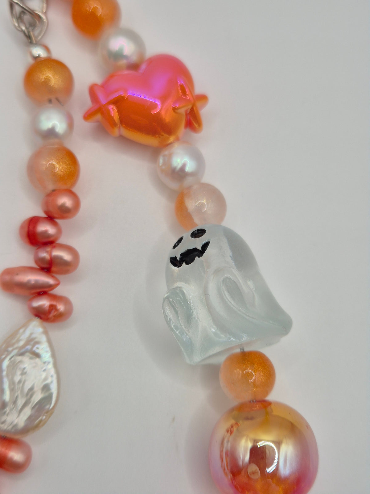 Shivering Pumpkin Pearl Bag Charm