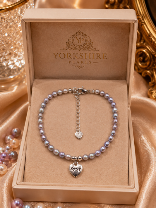 Loving Blue Blush Pearl Bracelet