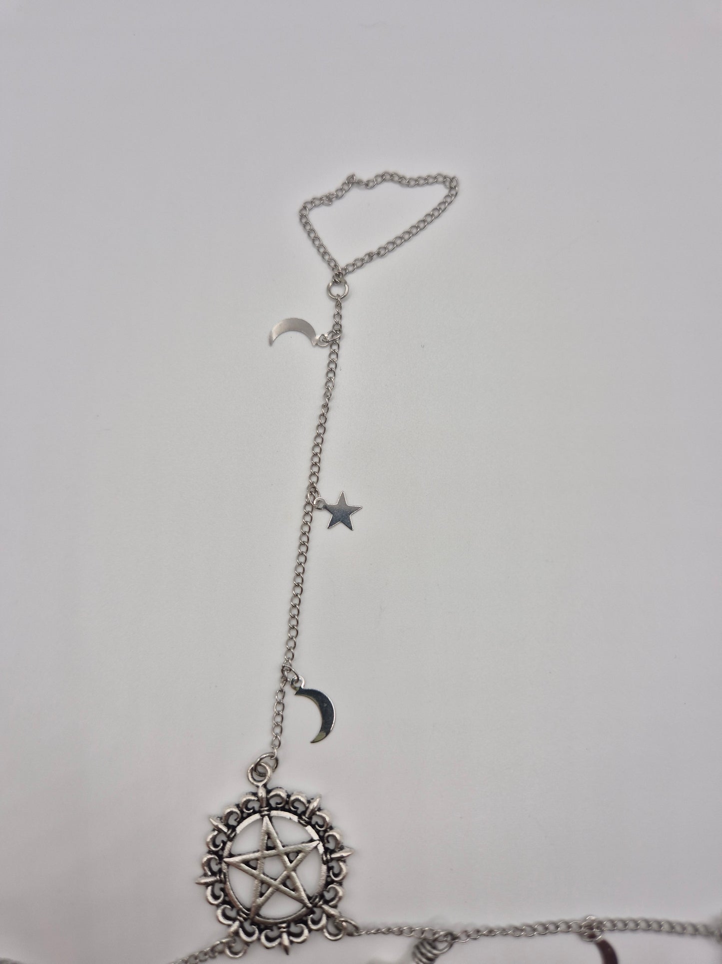 Starry Wiccan Pearl Handchain