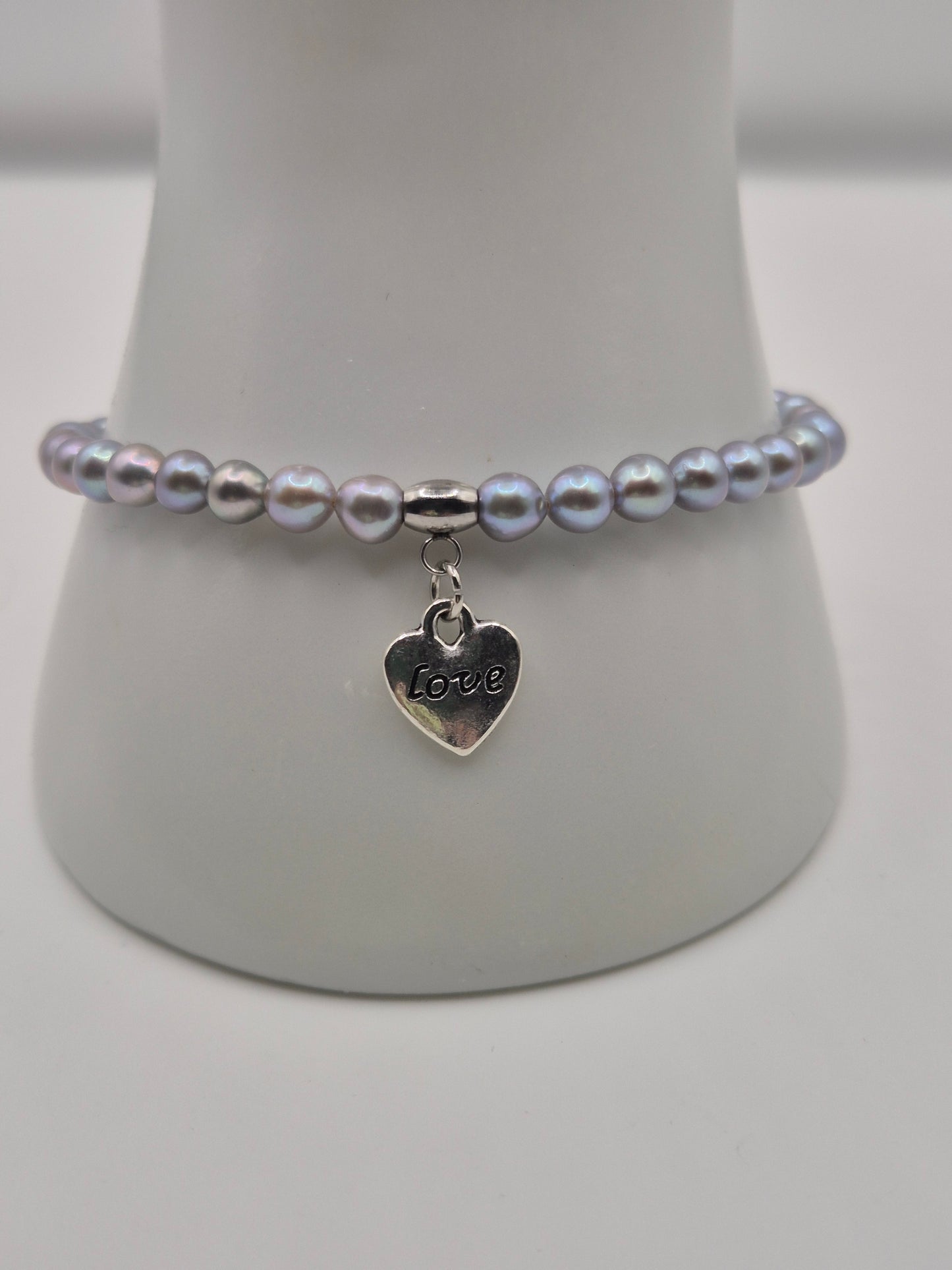 Loving Blue Blush Pearl Bracelet