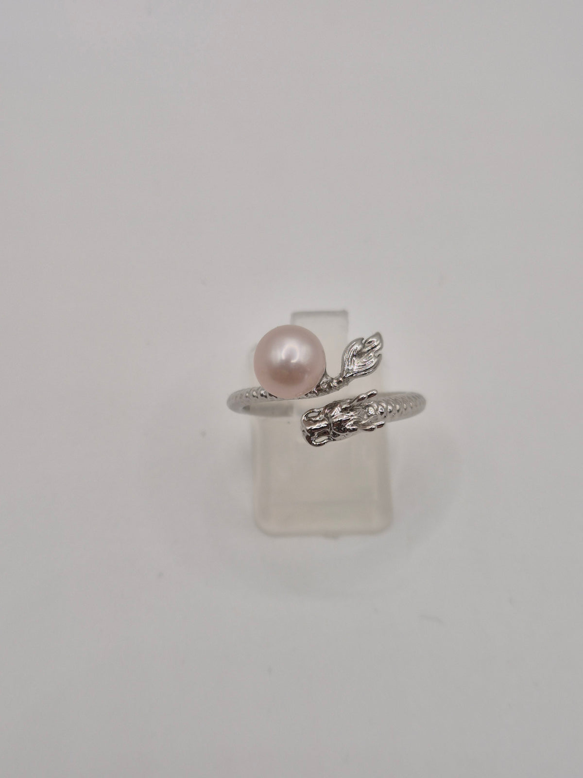 Cute Dragon Pearl Ring