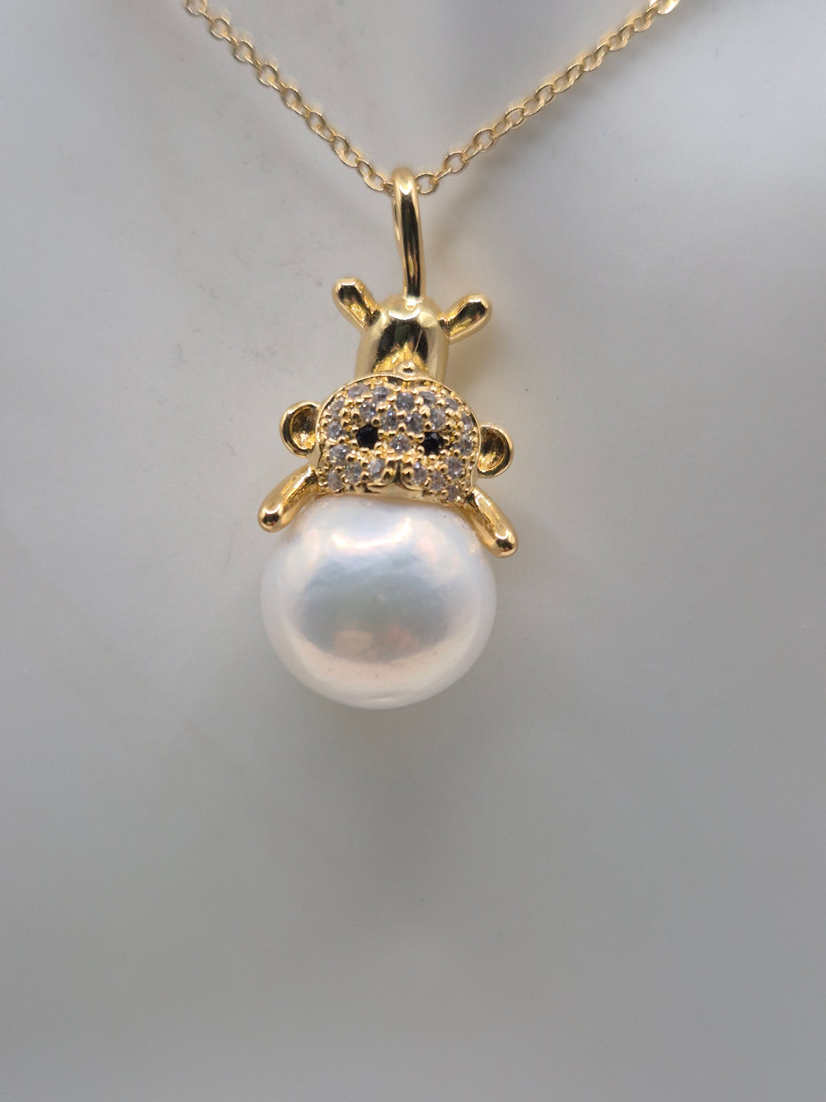 Golden Monkey Edison Pearl Pendant